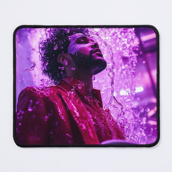 Item preview, The Weeknd Purple Splash Pop Art designed and sold by WockWave.