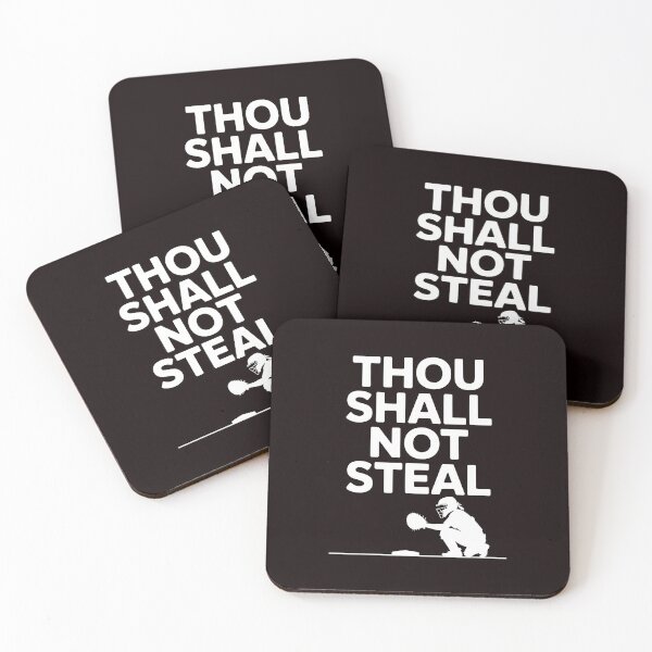 Item preview, Thou Shall Not Steal Softball Catcher – Funny Softball Tee Catcher Humor designed and sold by Redgiant87x.