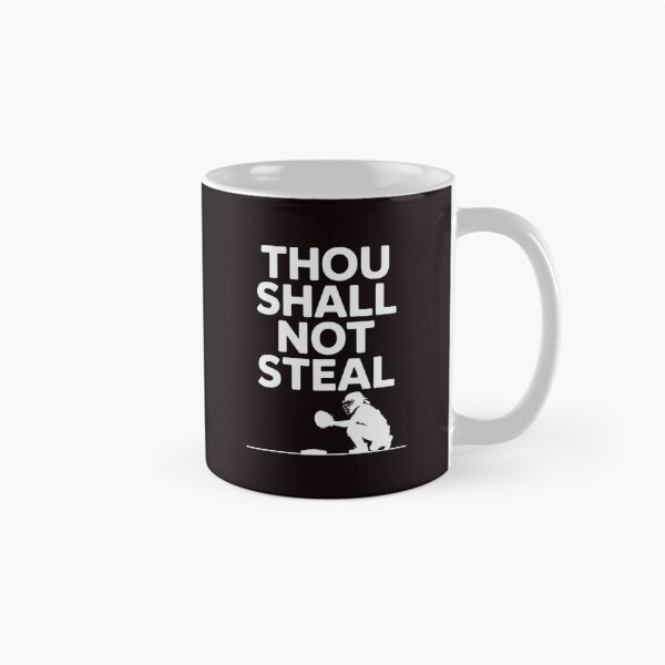 Item preview, Thou Shall Not Steal Softball Catcher – Funny Softball Tee Catcher Humor designed and sold by Redgiant87x.