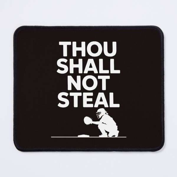 Item preview, Thou Shall Not Steal Softball Catcher – Funny Softball Tee Catcher Humor designed and sold by Redgiant87x.