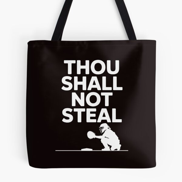 Item preview, Thou Shall Not Steal Softball Catcher – Funny Softball Tee Catcher Humor designed and sold by Redgiant87x.