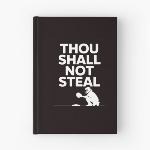 Item preview, Thou Shall Not Steal Softball Catcher – Funny Softball Tee Catcher Humor designed and sold by Redgiant87x.