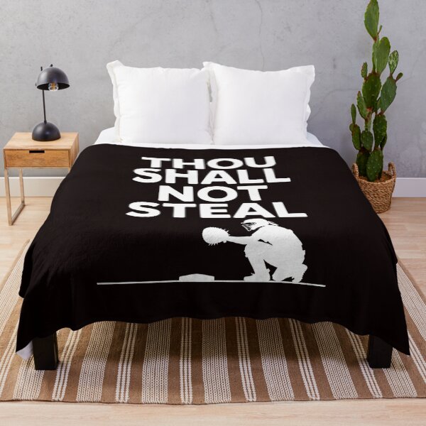 Item preview, Thou Shall Not Steal Softball Catcher – Funny Softball Tee Catcher Humor designed and sold by Redgiant87x.