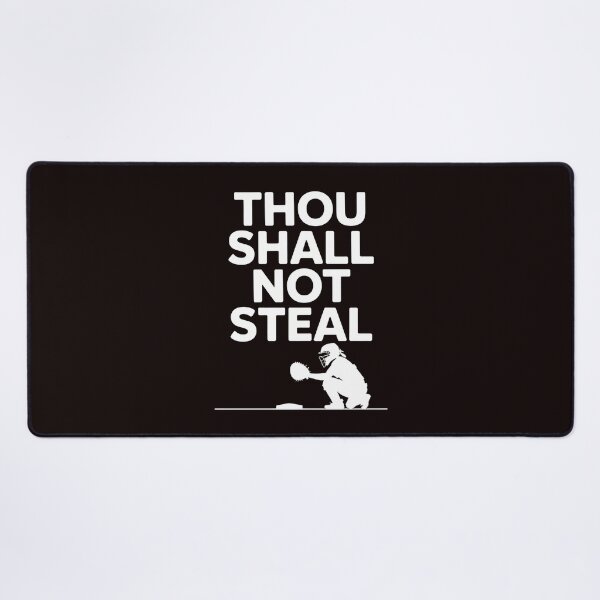 Item preview, Thou Shall Not Steal Softball Catcher – Funny Softball Tee Catcher Humor designed and sold by Redgiant87x.