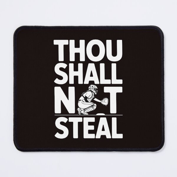 Item preview, Thou Shall Not Steal Softball Catcher – Softball Catcher Shirt Game Day Humor designed and sold by Redgiant87x.