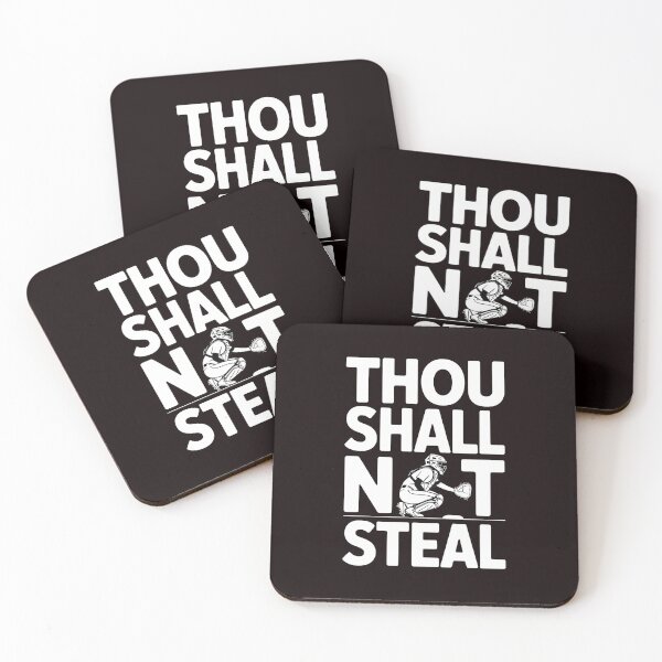 Item preview, Thou Shall Not Steal Softball Catcher – Softball Catcher Shirt Game Day Humor designed and sold by Redgiant87x.