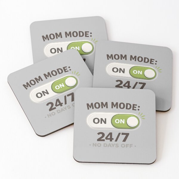 Item preview, Mom Mode 24/7 No Days Off Funny Mother’s Day Gift Tech Minimal Mom Shirt designed and sold by warlistop.