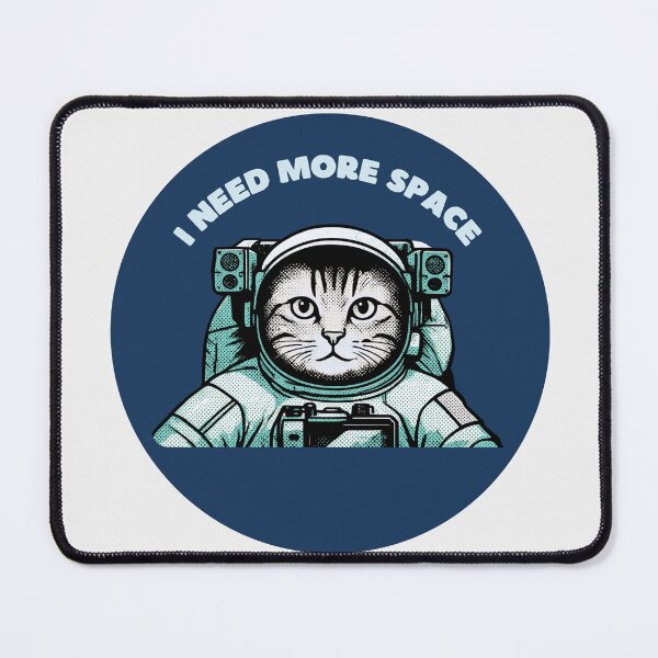 Item preview, Space Cat- Funny Astronaut Cat - Floating Cat in Space Suit - Galaxy Kitten Gift designed and sold by Clauzierra.