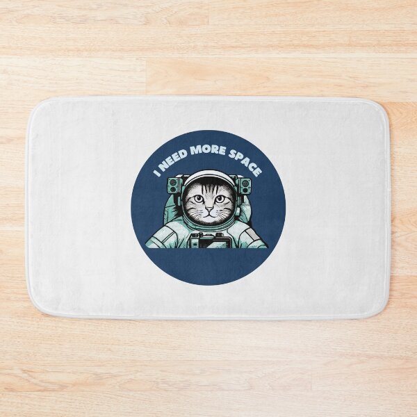 Item preview, Space Cat- Funny Astronaut Cat - Floating Cat in Space Suit - Galaxy Kitten Gift designed and sold by Clauzierra.