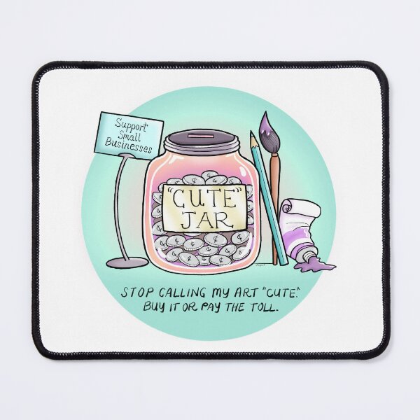 Item preview, Cute Jar Small Business Art designed and sold by Megan Makes Art VT.