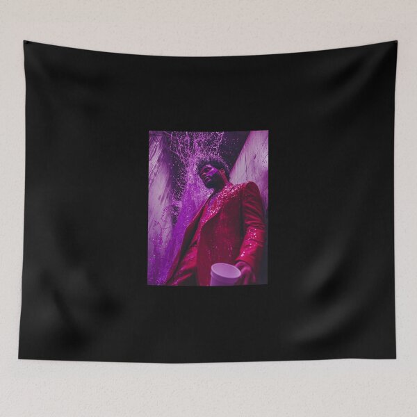 Item preview, The Weeknd Purple Splash Pop Art designed and sold by WockWave.
