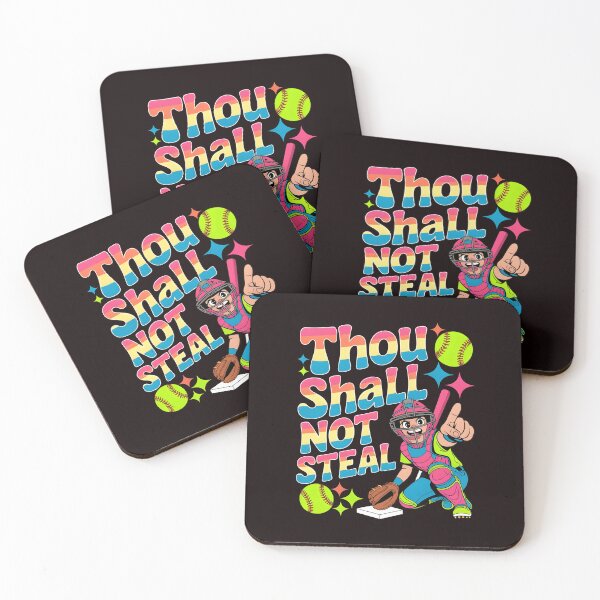 Item preview, Thou Shall Not Steal Softball Catcher – Funny Softball Fan Clothing designed and sold by Redgiant87x.