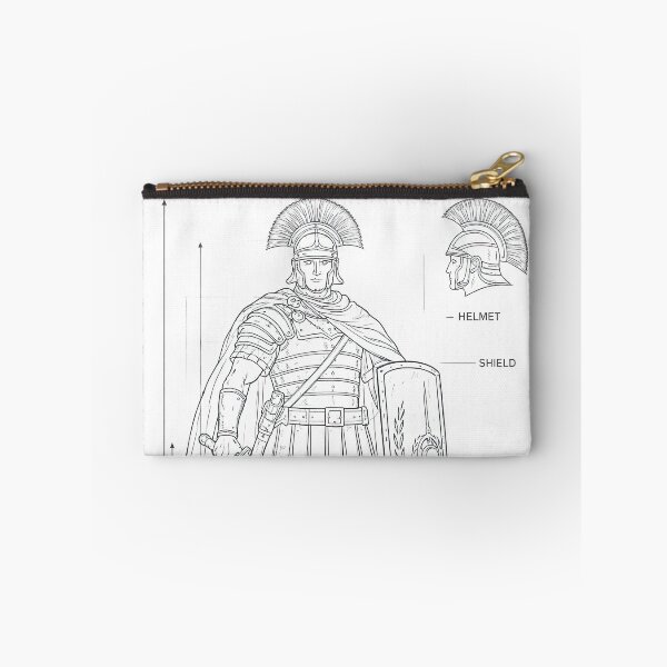 Item preview, Centurion Rome Blueprint Tactical Diagram Art designed and sold by Retr0Tshirts.