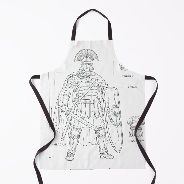 Item preview, Centurion Rome Blueprint Tactical Diagram Art designed and sold by Retr0Tshirts.