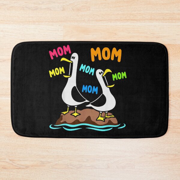 Item preview, Funny Screaming Seagulls Asking For Mom Multi Color Text Bird Art designed and sold by PhocoNibict.