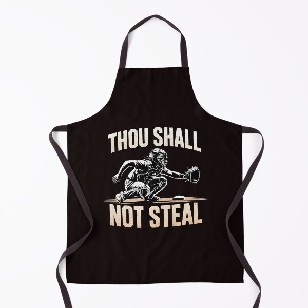 Item preview, Thou Shall Not Steal Softball Catcher – Softball Season Catcher Humor designed and sold by Redgiant87x.