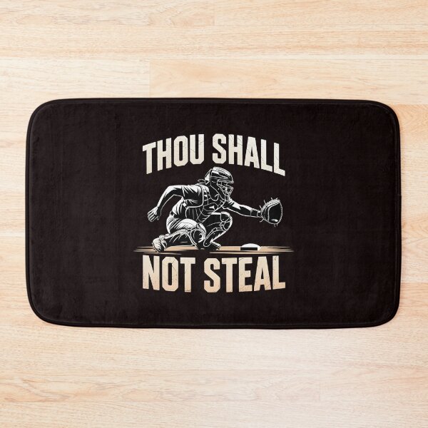 Item preview, Thou Shall Not Steal Softball Catcher – Softball Season Catcher Humor designed and sold by Redgiant87x.