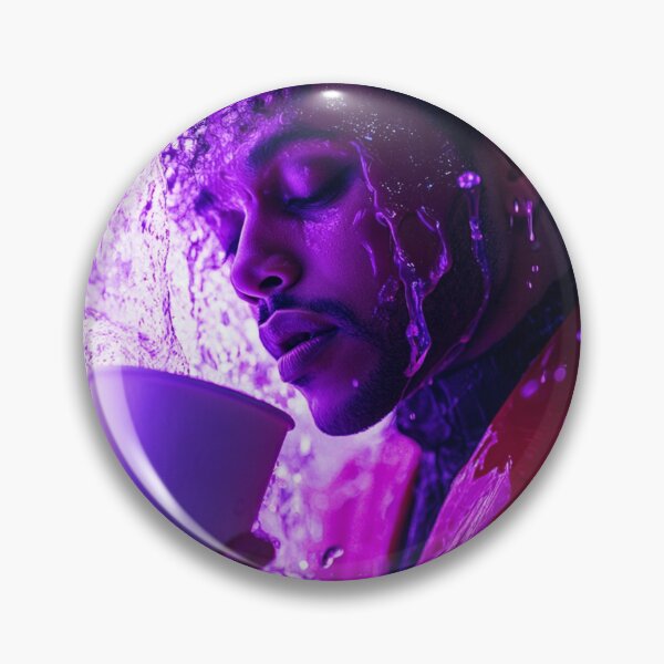 Item preview, The Weeknd Purple Splash Pop Art designed and sold by WockWave.