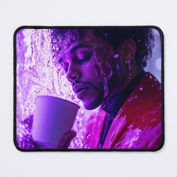 Item preview, The Weeknd Purple Splash Pop Art designed and sold by WockWave.