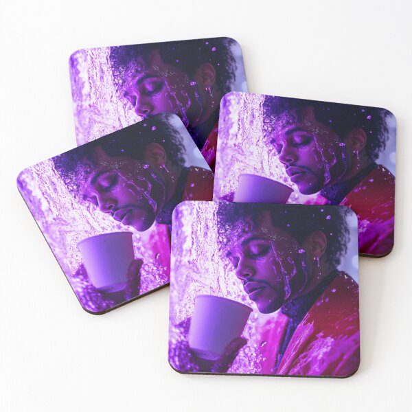 Item preview, The Weeknd Purple Splash Pop Art designed and sold by WockWave.
