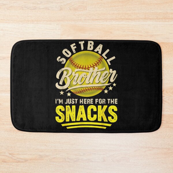 Item preview, Funny Softball Brother I'm Just Here For The Snacks Sports Fan designed and sold by PhocoNibict.