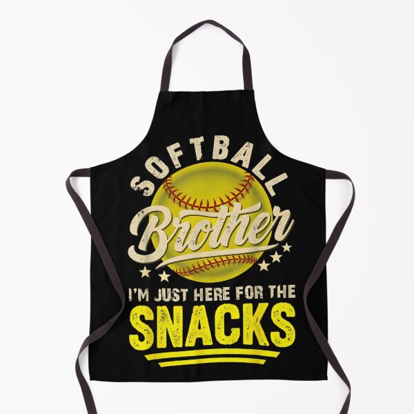Item preview, Funny Softball Brother I'm Just Here For The Snacks Sports Fan designed and sold by PhocoNibict.