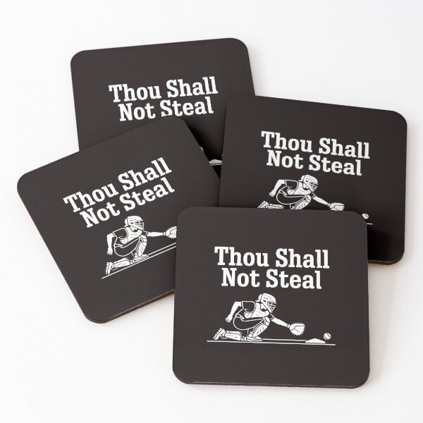 Item preview, Thou Shall Not Steal Softball Catcher – Funny Catcher Quotes Softball designed and sold by Redgiant87x.