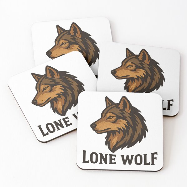 Item preview, Lone Wolf – Vintage Art designed and sold by GentleinNature.