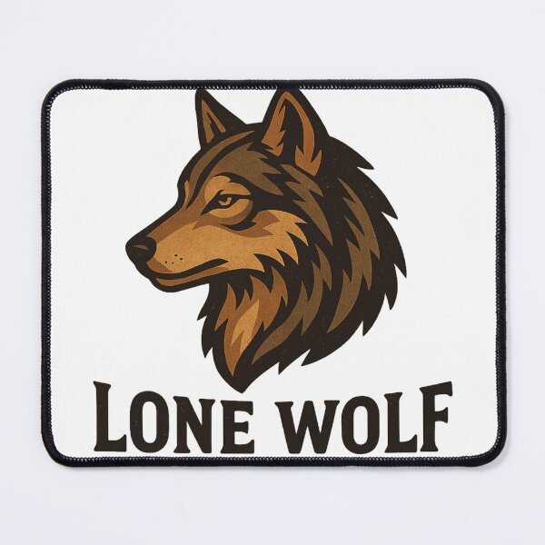 Item preview, Lone Wolf – Vintage Art designed and sold by GentleinNature.