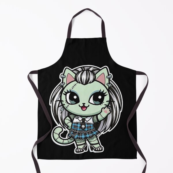 Item preview, Frankie Cosplay Kawaii Cat – Cute Spooky Gothic Kitty designed and sold by CuteKats.