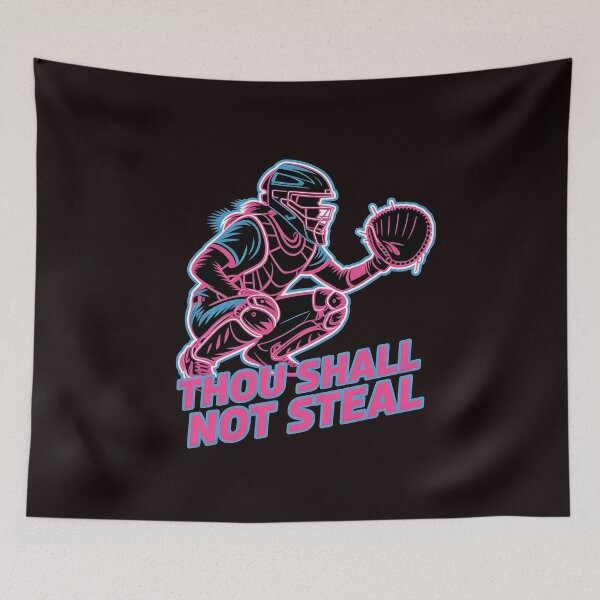 Item preview, Thou Shall Not Steal Softball Catcher – Softball Lover Game Day designed and sold by Redgiant87x.