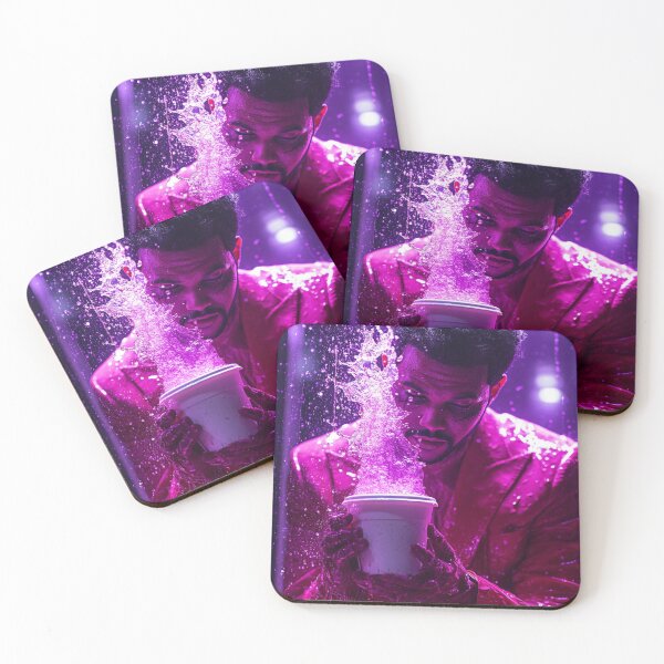 Item preview, The Weeknd Purple Lean Cinematic Art designed and sold by WockWave.