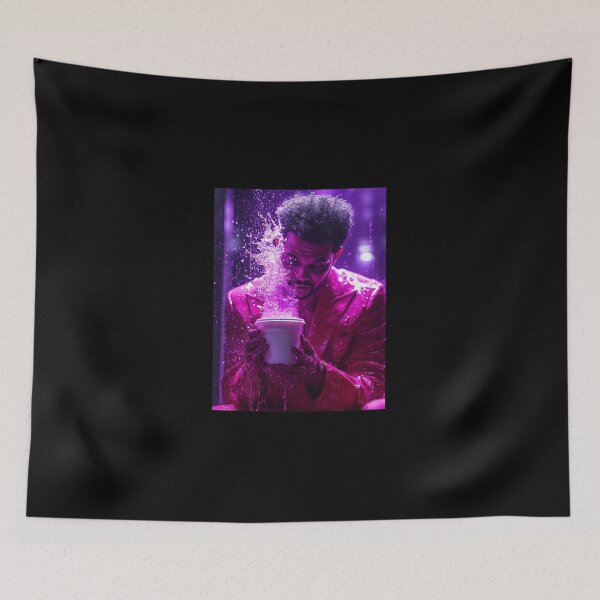 Item preview, The Weeknd Purple Lean Cinematic Art designed and sold by WockWave.