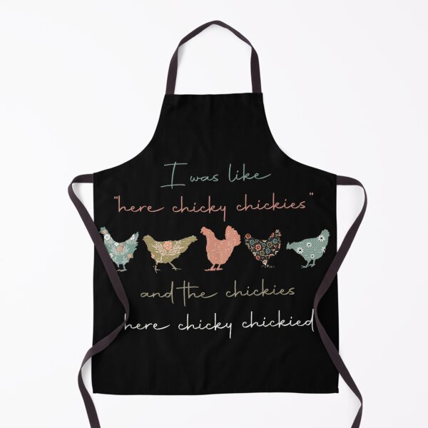 Item preview, Here Chicky Chickies Floral Pattern Chicken Silhouette Farm Life Aesthetic Art designed and sold by PhocoNibict.