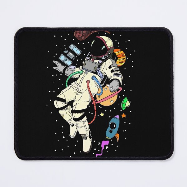 Item preview, Lost in Space – Astronaut Meditation with Planets designed and sold by MedCanvas.