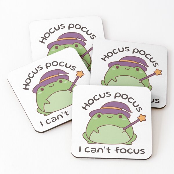 Item preview, Frog Wizard - Hocus Pocus I Can't Focus designed and sold by JossDesign15.