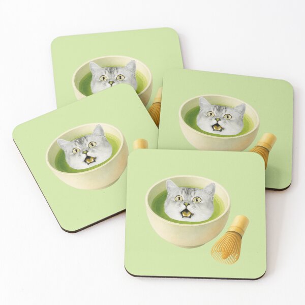 Item preview, Catcha Matcha — Funny Cat Design | Cute Cat Gift for Matcha Lovers designed and sold by Melo&Mia.