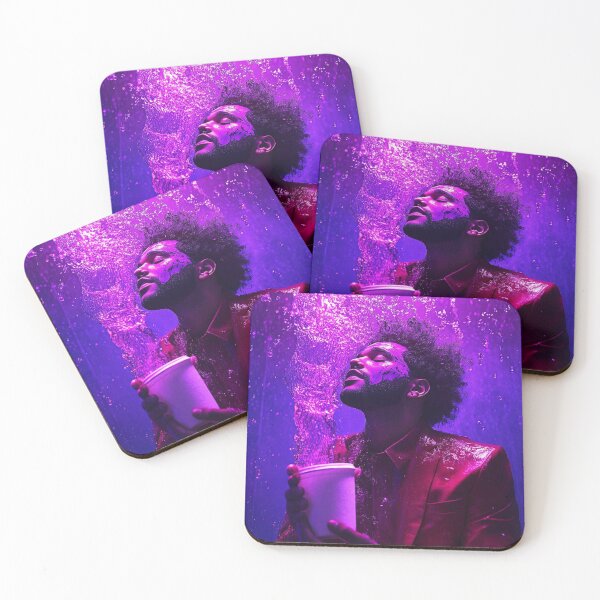 Item preview, The Weeknd Purple Chemical Splash Art designed and sold by WockWave.