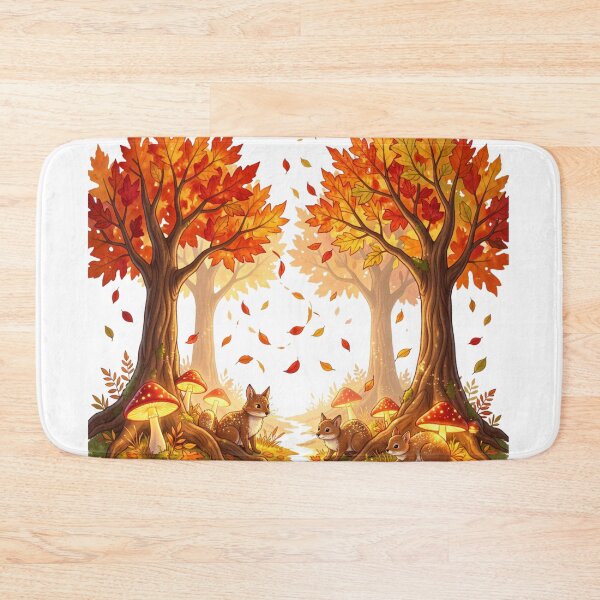 Item preview, Enchanted Autumn Forest designed and sold by catcurio.
