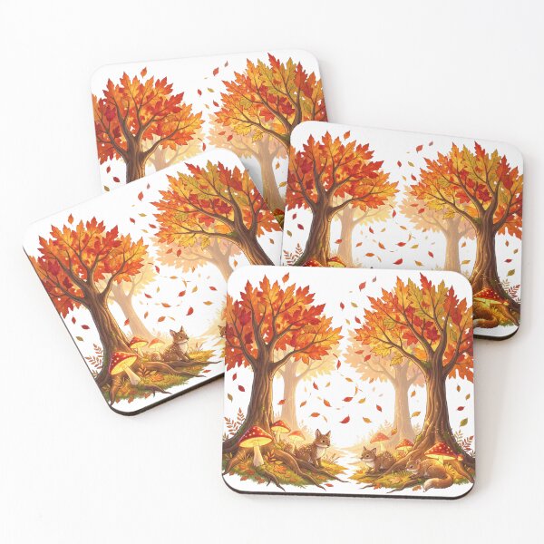 Item preview, Enchanted Autumn Forest designed and sold by catcurio.
