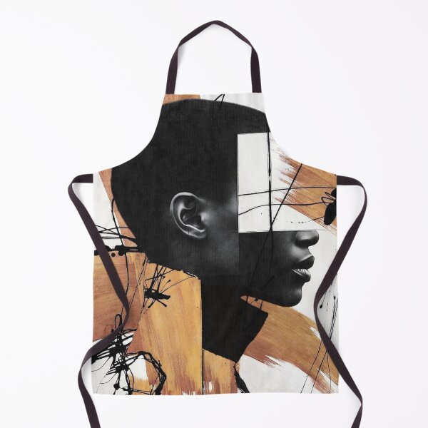 Item preview, Black Woman Abstract Portrait with Brush Strokes designed and sold by Underdott.
