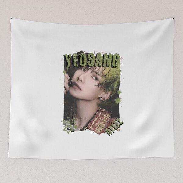 Item preview, Ateez Yeosang Kpop Boy Group Korean Pop Collage Design designed and sold by AJUNICE STUDIO.