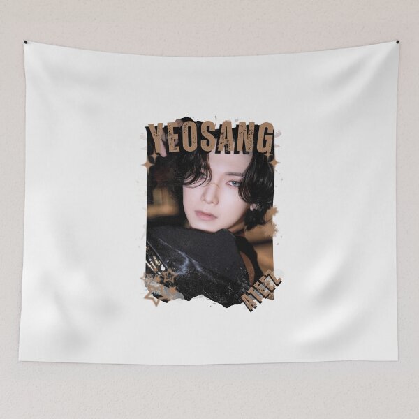 Item preview, Ateez Yeosang Kpop Boy Group Korean Pop Collage Design designed and sold by AJUNICE STUDIO.