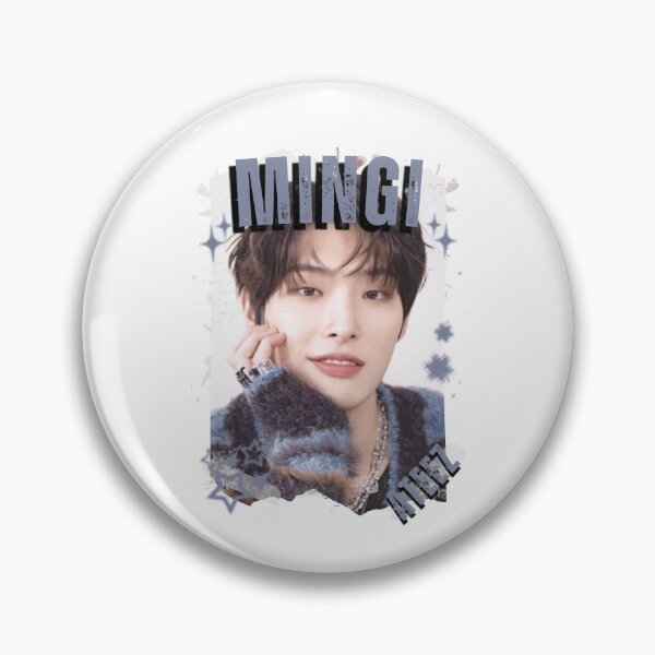 Item preview, Ateez Mingi Kpop Boy Group Korean Pop Collage Design designed and sold by AJUNICE STUDIO.