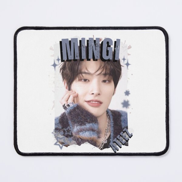 Item preview, Ateez Mingi Kpop Boy Group Korean Pop Collage Design designed and sold by AJUNICE STUDIO.
