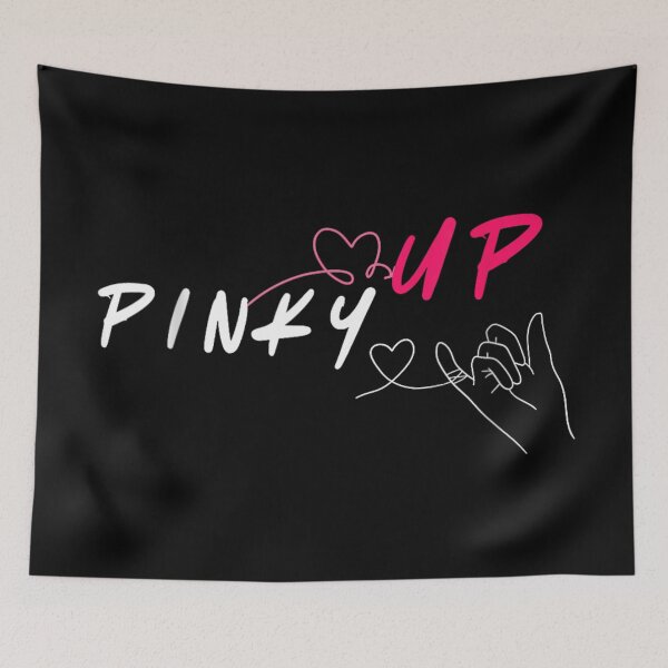 Item preview, Pinky Up Minimalist Hand Sign With Heart Line Art Aesthetic Design designed and sold by NgumohaLanke.