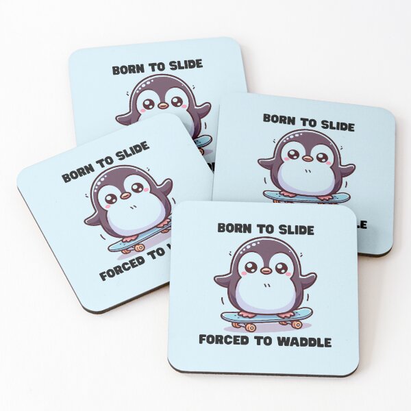 Item preview, Born To Slide Forced To Waddle designed and sold by BhadzCheetah.