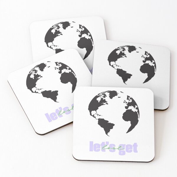 Item preview, Let’s Get Lost – World Travel Aesthetic Design designed and sold by ColorNest Designs.