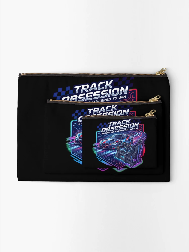Thumbnail 2 of 4, Zipper Pouch, Sim Racing Precision Design designed and sold by enzoade.