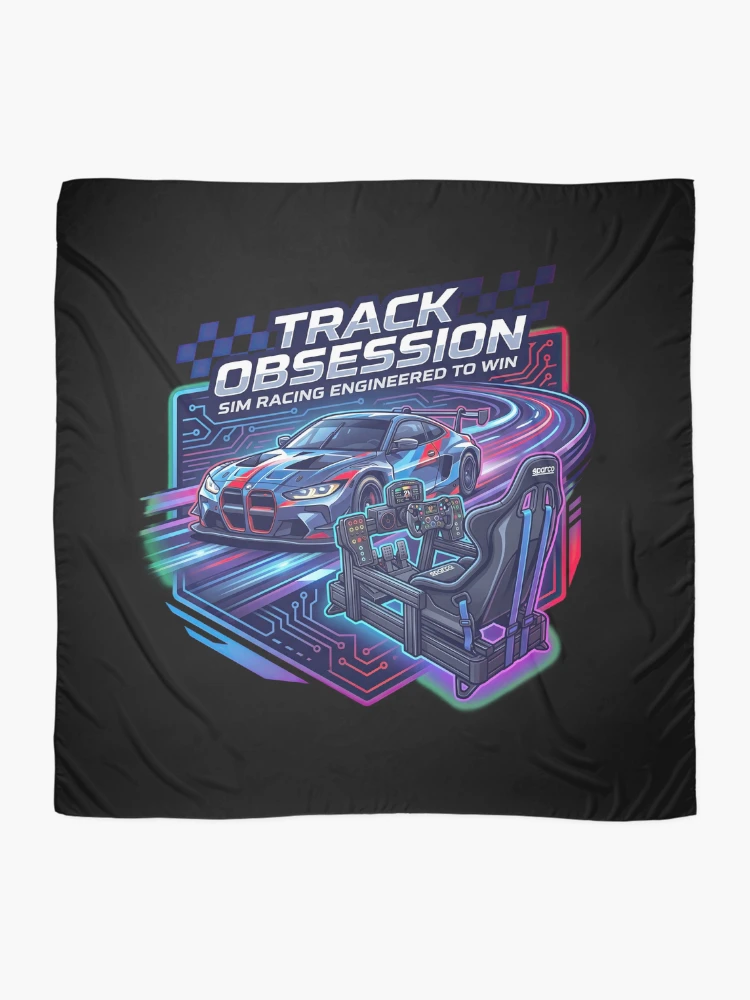 Thumbnail 2 of 3, Scarf, Sim Racing Precision Design designed and sold by enzoade.